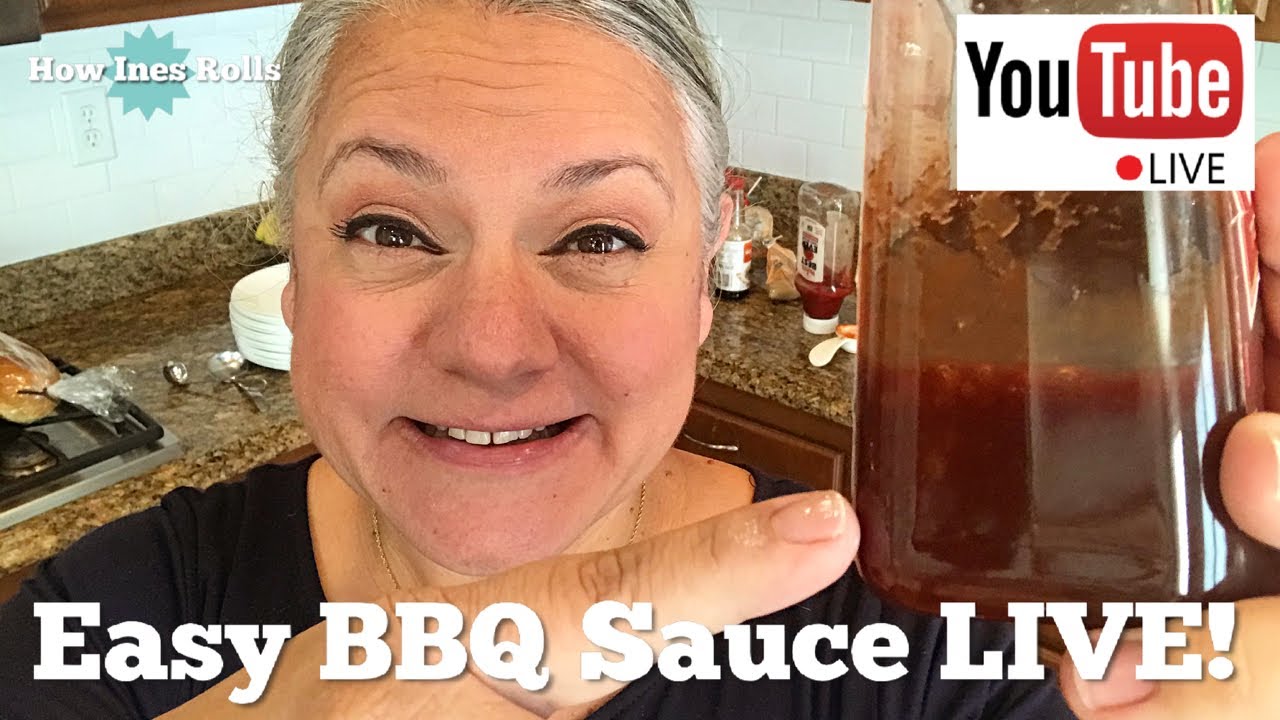 3 Ingredient BBQ Sauce | Easy Yummy BBQ Sauce | Saturday LIVE! | *How Ines Rolls*