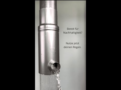 WISY Regenwasserfilter für dein Fallrohr.