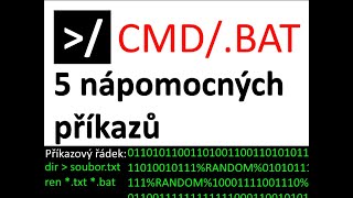 5 CMD nápomocných příkazů