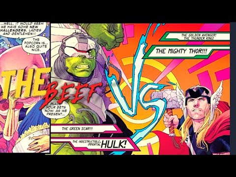 Starship Hulk vs Cosmic King Thor: The BEEF(Banner of War 1+2)