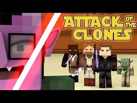 Minute Minecraft Parodies - Minecraft Parody - STAR WARS: ATTACK OF THE CLONES! - (Minecraft Animation)