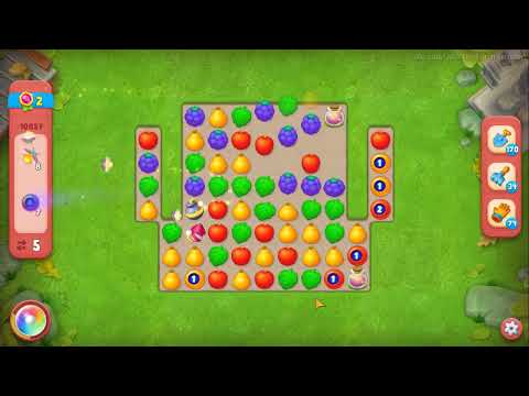 Gardenscapes Level 10851 (Hard) No Boosters