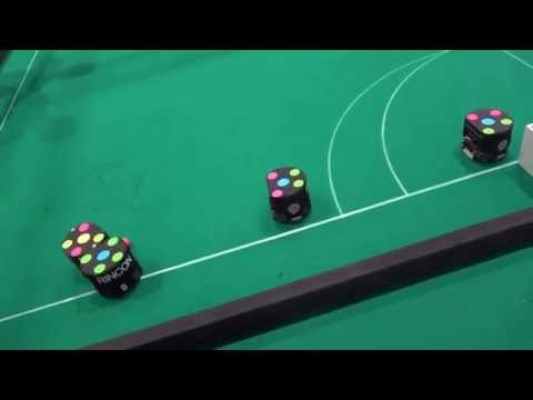 TIGERs Mannheim vs. STOx's at RoboCup 2016 in Leipzig, Germany