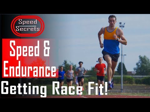 ENDURANCE TRAINING! Middle distance track session to maintain speed and build stamina.