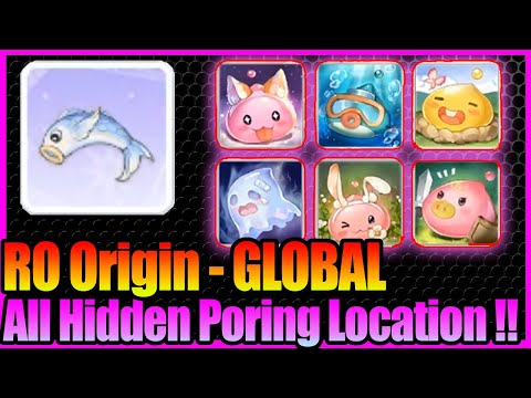 How to Get FREE Headgear?! Hidden Poring All Location!! [ROO Global]