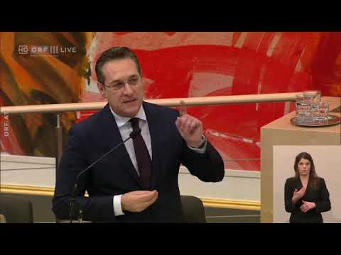 Heinz Christian Strache FPÖ   Nationalratssitzung vom 30.01.2019 um 09:05 Uhr