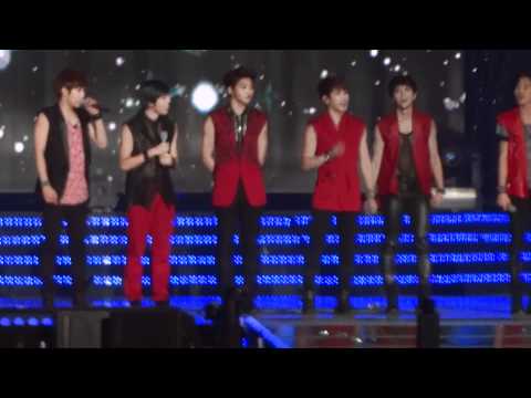 120512 드림콘서트 인피니트 - 내꺼하자, 멘트, PARADISE