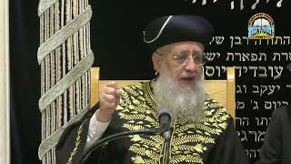 ללמד את הילדים הלכות שבת I מרן הראשון לציון הגאון רבי דוד יוסף שליט"א (מוסדות יחווה דעת) - התמונה מוצגת ישירות מתוך אתר האינטרנט יוטיוב. זכויות היוצרים בתמונה שייכות ליוצרה. קישור קרדיט למקור התוכן נמצא בתוך דף הסרטון