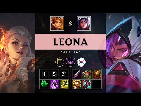 Leona Top vs Irelia - KR Master Patch 25.20