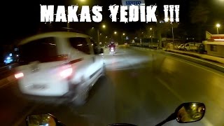 R125 - Makas yedik,Virajda araba kaydı,600rr egzoz patladı / Ayarsız Motovlog