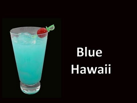 Blue Hawaii Cocktail Drink Video