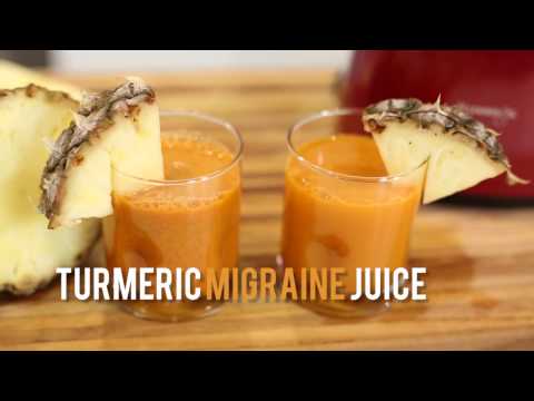 Relieve Migraines with Turmeric Juice
