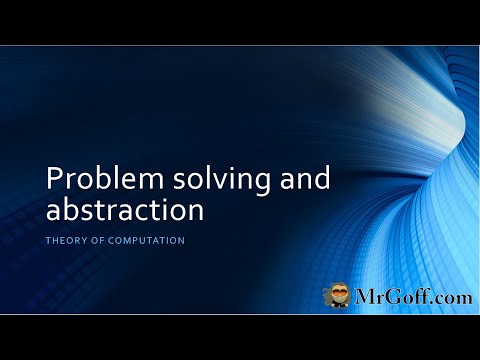 A level Computer Science: Problem solving and abstraction
