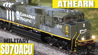 Athearn Releases 5th CP Military Tribute SD70ACu + 5 Locomotive Sets | HO Scale Model Trains
