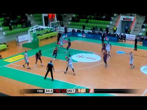 Mikael Hopkins with 20 Points, Balkan vs UNET Holon, FIBA Europe Cup, Round of 16