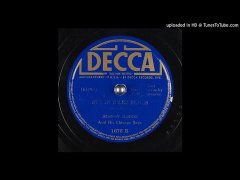 Johnny Dodds And His Chicago Boys "Stack O' Lee Blues"  (1938) - Decca 1676-B