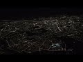 Мега сити Москва с высоты 9000 метров 