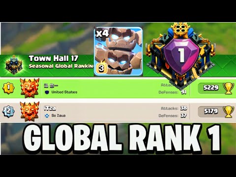 Th17 Rank 1 Reset With Meteor Golem Strategy | Legend Push (January Day 12)