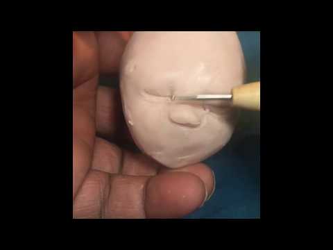 Speed Sculpting a Mini Baby Face