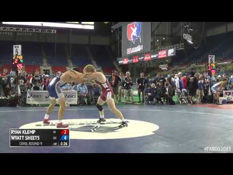 152 Cons. Round 9 - Wyatt Sheets (Oklahoma) vs. Ryan Klemp (Idaho)