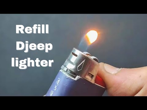 how to refill a djeep lighter from top