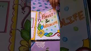 class 10 th science project forest wildlife n big dams