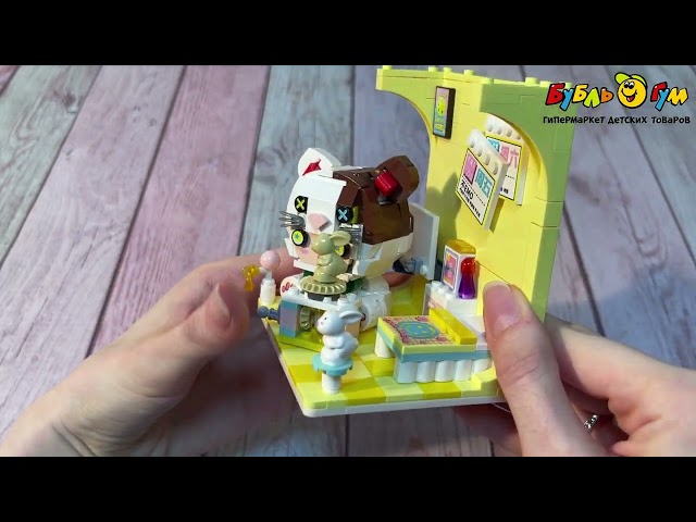 Конструктор Lucky cat  мини блок 352дет - видео