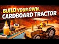 How To Make A Tractor From Cardboard DIY Mini Tractor Craft Best Out Of Waste Project