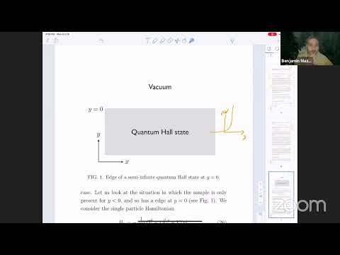 PHYSICS 268R: Quantum Phases of Matter: 22. Integer quantum Hall effect