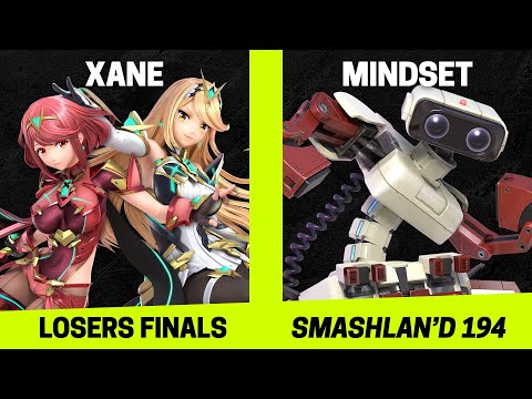 SmashLAN'd 194 Losers Finals - xane (Pyra/Mythra, Meta Knight) vs Mindset (R.O.B.) - SSBU Tournament