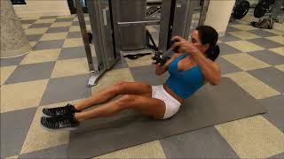 Abs Gym - Day 1 Exercise 1 - Dumbbell Twist on Mat