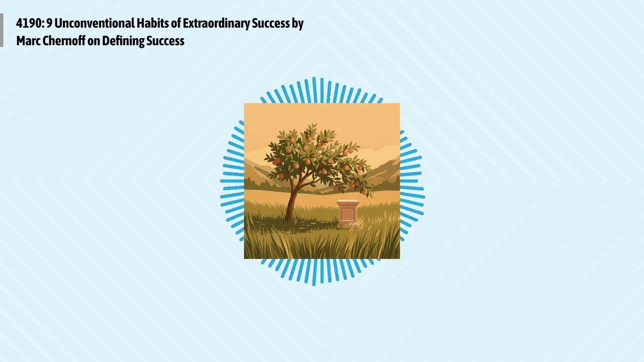 4190: 9 Unconventional Habits of Extraordinary Success by Marc Chernoff on Defining Success |...