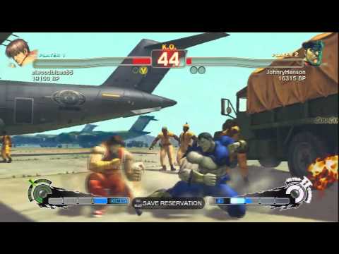 SSFIV Online PSN elwoodblues85 (Guy) vs. JohnnyHenson (M.Bison) [HD]
