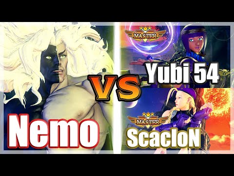 SFV CE 👊🏻 Nemo (Gill) vs Yubi 54 (Menat) & ScacloN (Cammy) FT2