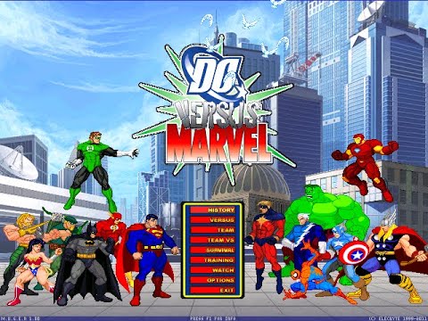 My version of DC vs Marvel Mugen (I think my Superman is too O.P)