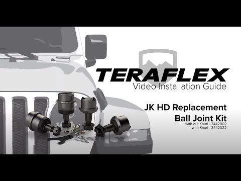 TeraFlex Install: JK/JKU HD Dana 30/44 Upper & Lower Ball Joint Kit