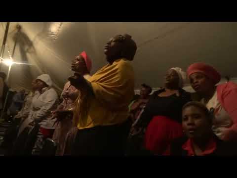 Simon Makgatholela speaks at Piet Masanabo's funeral