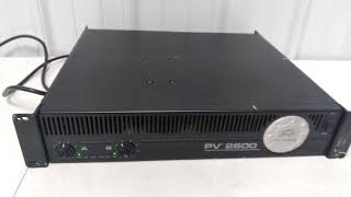 Video thumbnail for Peavy PV-2600 Amplifier by VintageElectro