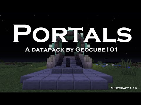 Portals Minecraft Data Pack
