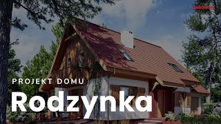 Projekt domu Rodzynka z garażem 1-st. [A]: dom z tarasem od Extradom.pl