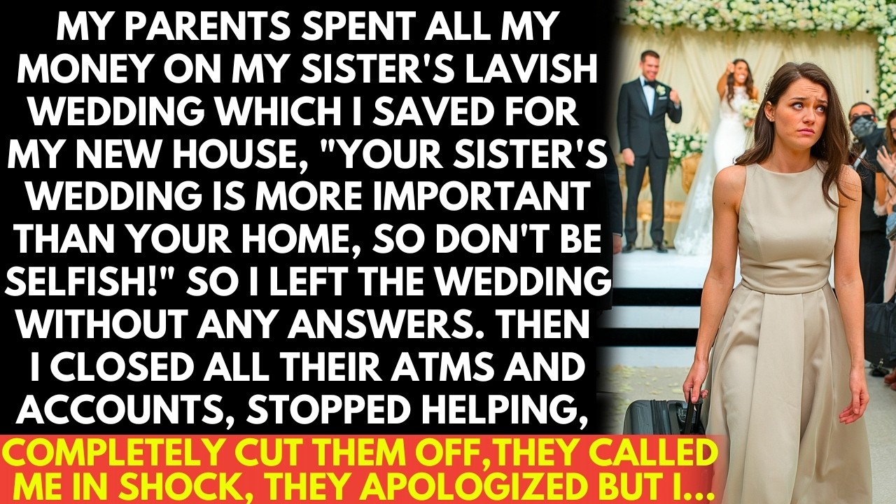 My parents spent my house savings on my sister’s wedding, mocked "It's important, don't be selfish!"