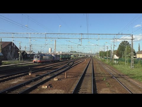 Cab ride Göteborg - Hallsberg - Örebro - Västerås, part 3 Skövde - Hallsberg