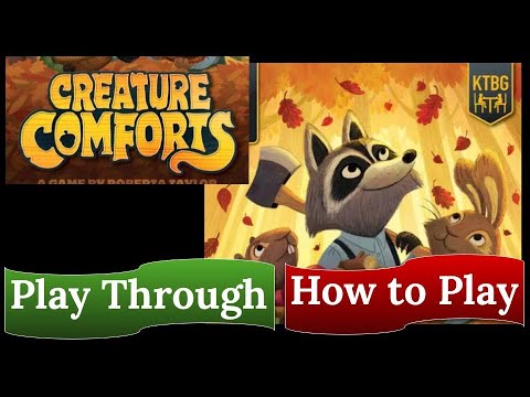 Creature Comforts: Kickstarter Edition - Play Through & How to Play