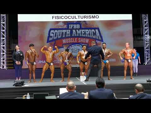 Premiacion Categoría Bodybuilding Senior UP TO 80 k. - IFBB South América Muscleshow 2024