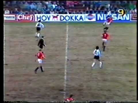 Diego maradona vs norway 1986 | All touches