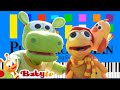 Snuggle Puppets BabyTV Slow EASY Medium 4K Piano Tutorial
