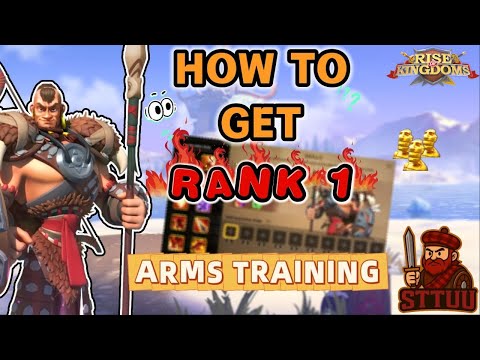 RANK 1 Arms Training Explained! 20 Gold Heads | Full Method, Smart Tips & Tricks | Rise of Kingdoms