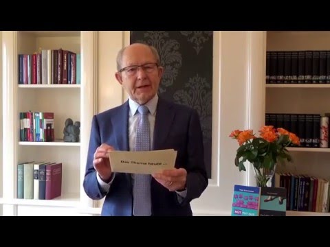 Das Thema heute: Das Minderwertigkeitsgefühl für den Frieden