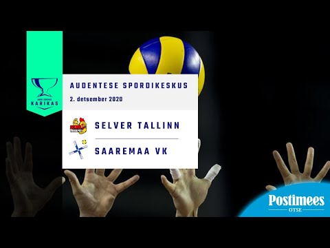Selver Tallinn vs Saaremaa Võrkpalliklubi - Aadu Luukase Karikavõistlused 02.12.2020