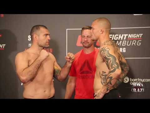 UFC Fight Night Hamburg Shogun Rua vs. Anthony Smith weigh in face off